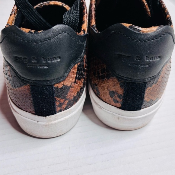 RAG & BONE Golden Brown Army Low Sneakers Size 8 - Picture 6 of 9
